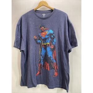 DC Comics Superman Man of Steel Graphic T-Shirt Men’s XXL 48" Chest